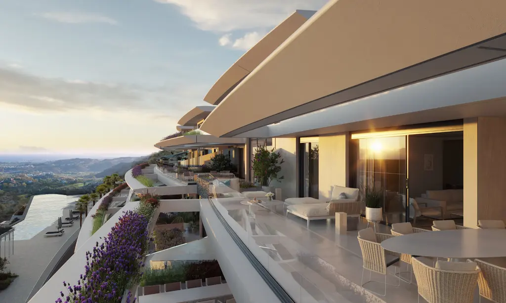 Terrasse Private Placement La Reserva Benahavis in Marbella zur Finanzierung einer hochwertigen Branded Residence mit HYATT Hotels – Anleihe kaufen über UNIVERS Capital