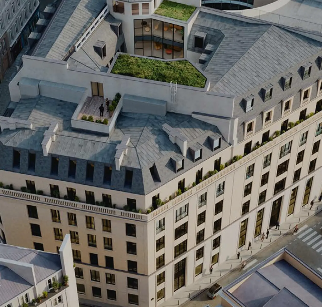 Notre-Dame des Victoires Immobilienprojekt mit Hotel- und Gewerbeflächen in urbaner Lage