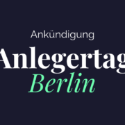 Anlegertag Berlin 2026